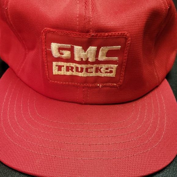 Vintage GMC Trucks Hat Snapback Cap Patch Red - Picture 1 of 7